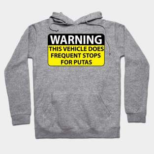 Warning funny Mexican bumper sticker Hoodie